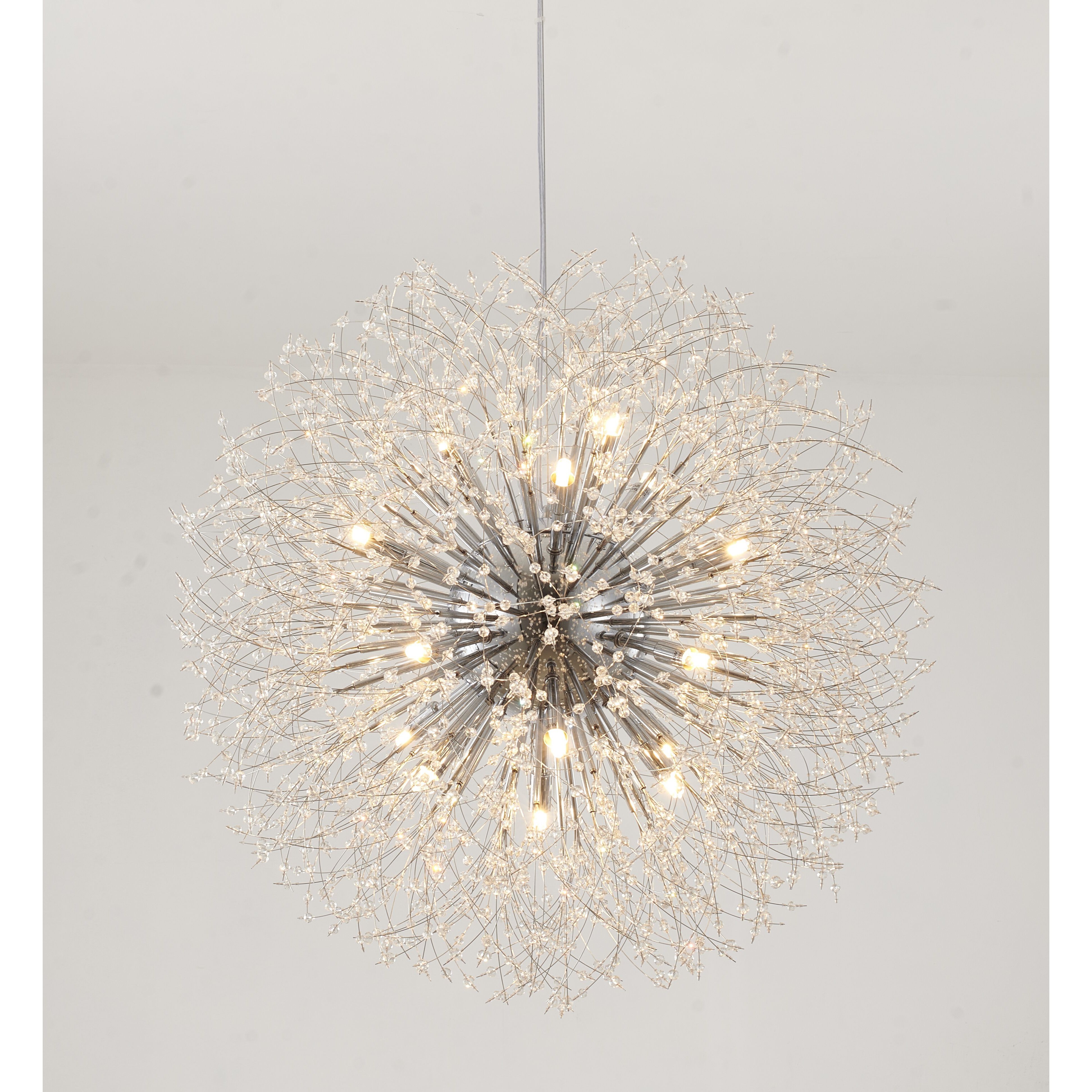 Canada 16 Light 32 inch Chrome Chandelier Ceiling Light