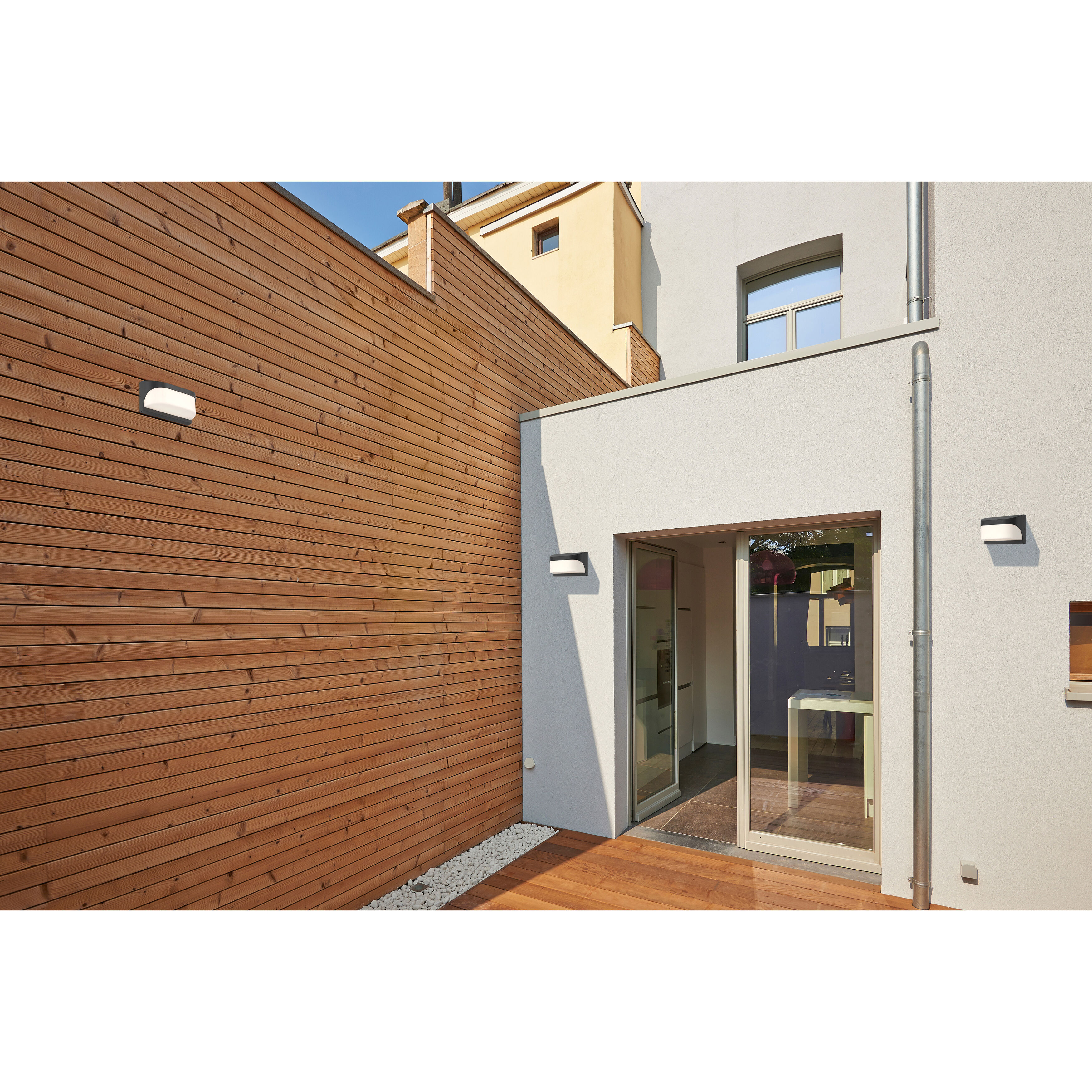 Laguna 1 Light 5 inch Black Outdoor Wall Sconce