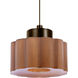 Kao LED Bronze Pendant Ceiling Light