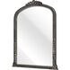 Lise 36 X 27 inch Aged Black with Clear Wall Mirror