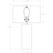 Barrett 27.25 inch 150.00 watt Pearlescent Graduated Table Lamp Portable Light
