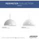 Perimeter 1 Light 23.62 inch White Pendant Ceiling Light