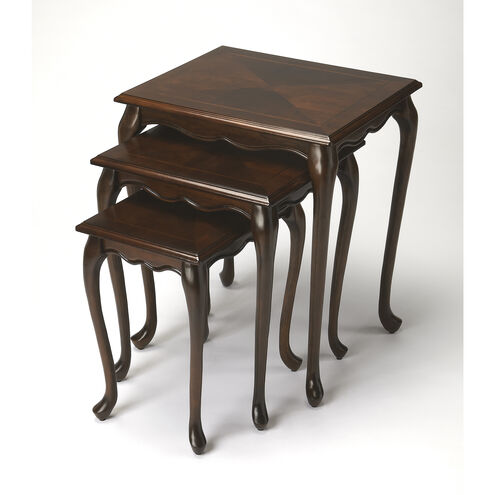 Thatcher  26 X 22 inch Plantation Cherry Nesting Table