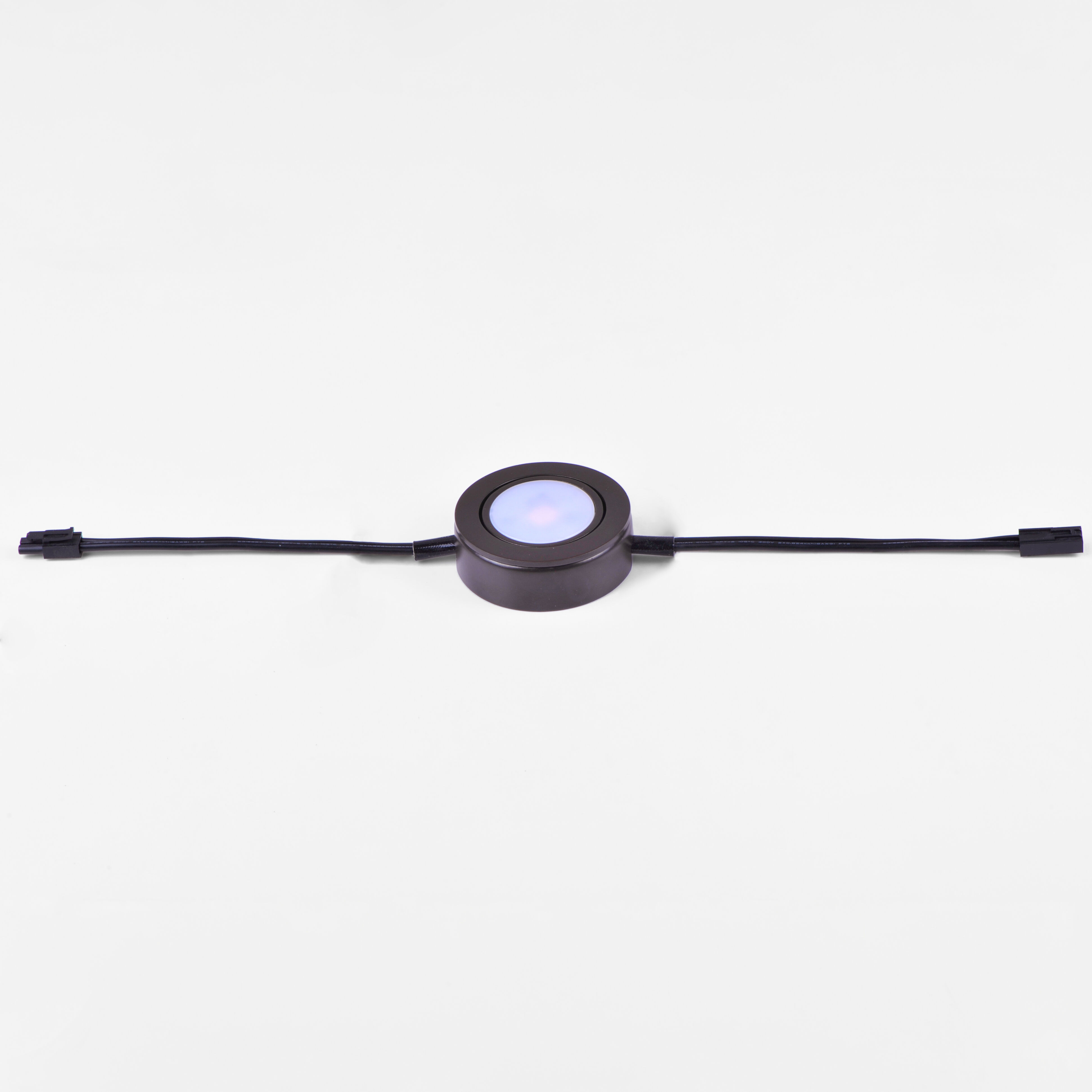 CounterMax MX-LD-AC 120 LED 2.75 inch Anodized Bronze Under Cabinet Disc