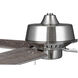Drift 32 inch Brushed Nickel with Silver/Driftwood Blades Ceiling Fan