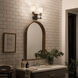 Rosalind 2 Light 14.25 inch Black Bath Vanity Light Wall Light