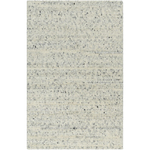 Ronin 96 X 30 inch Ash/Sterling Grey/Metallic - Silver Handmade Rug in 2.5 x 8