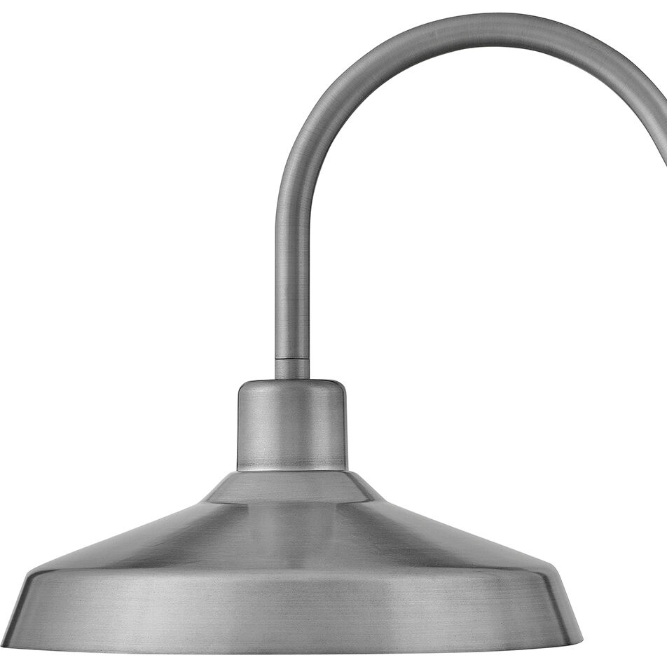 Coastal Elements Forge Outdoor Wall Mount Lantern in Antique Brushed Aluminum