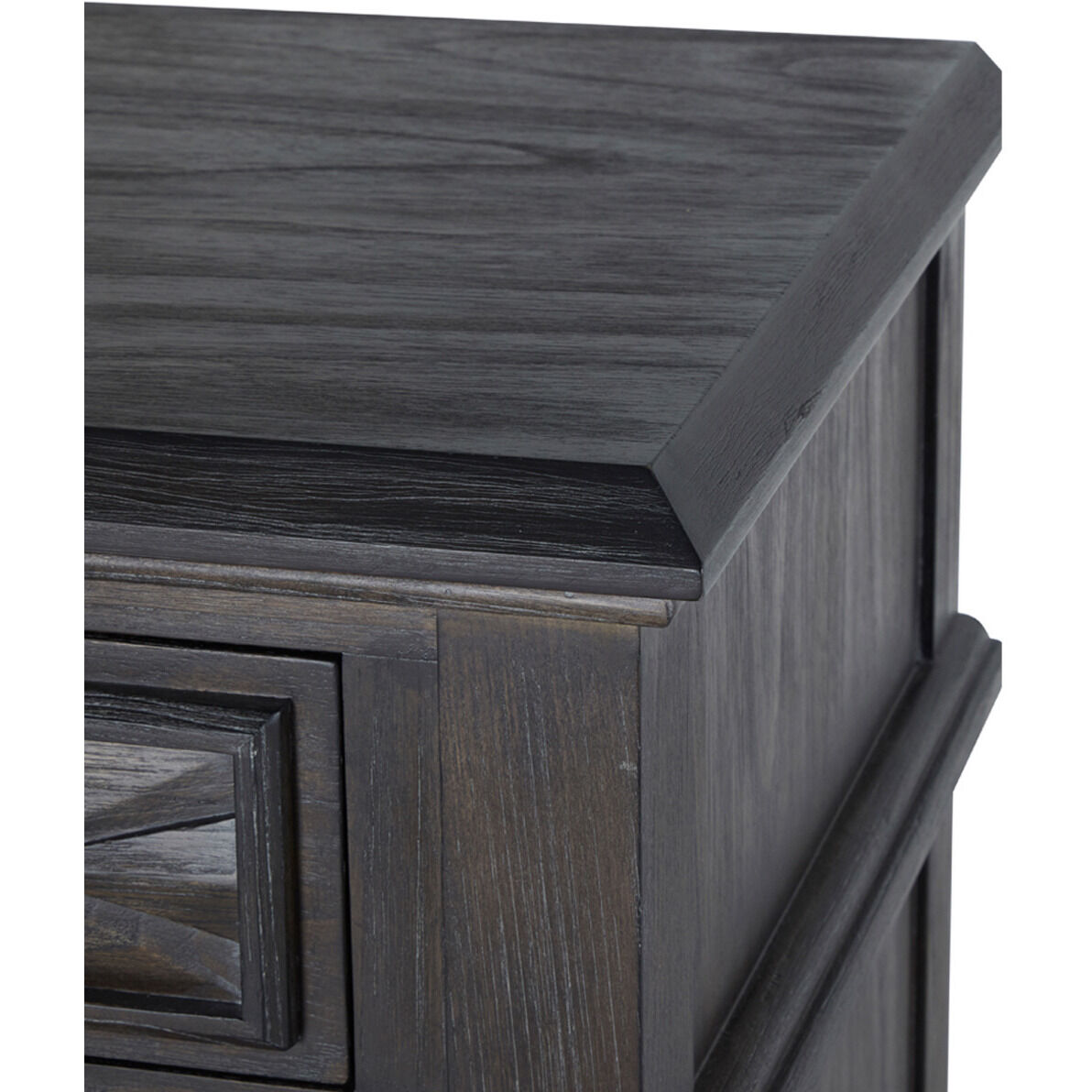 Ezekiel Cerused Forest Black / Antique Bronze Cabinet