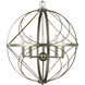 Brandywine 5 Light Silver Ridge Pendant Ceiling Light