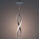 Marise LED 1 inch Black Mini-Pendant Ceiling Light, dweLED