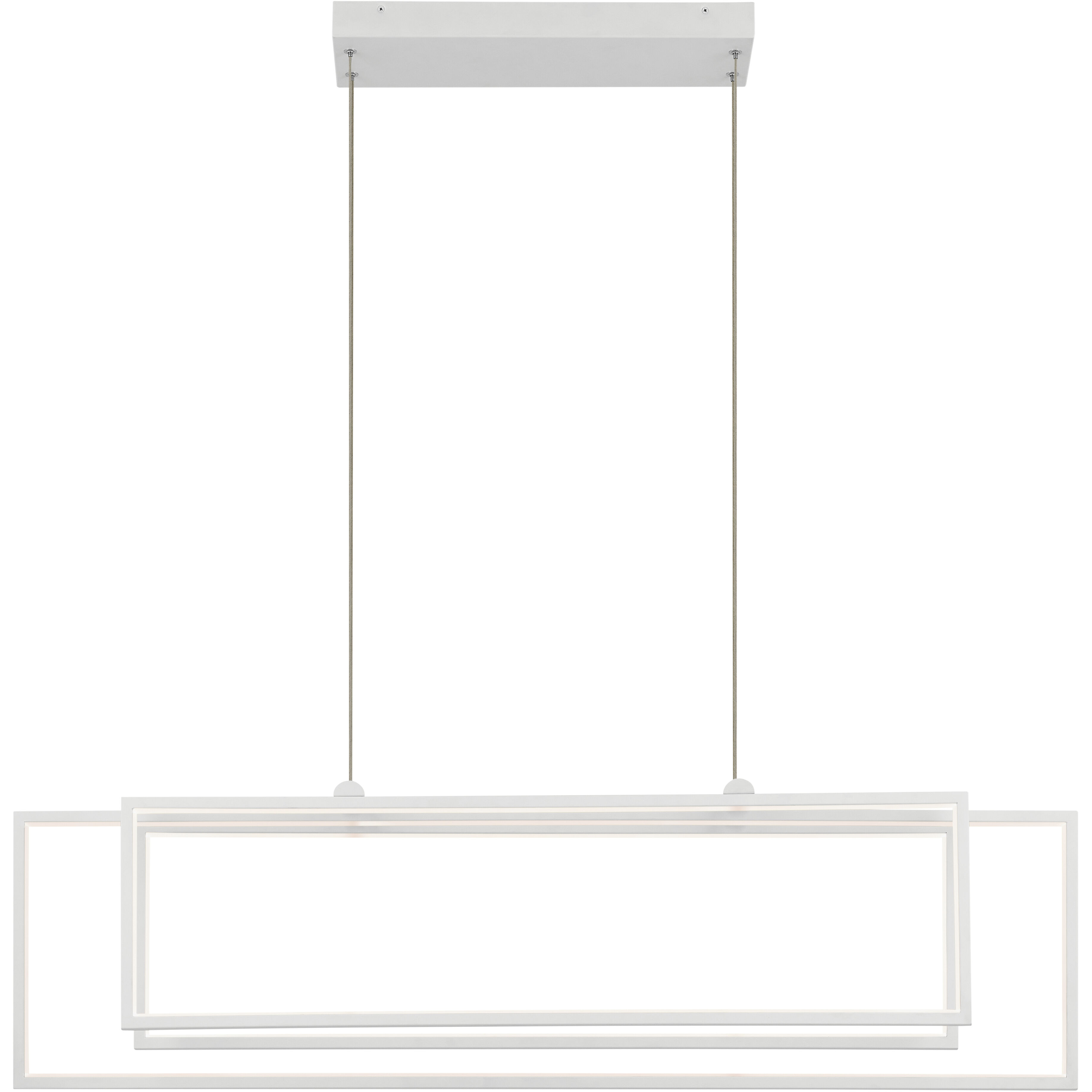 Jestin LED 5.75 inch White Chandelier Ceiling Light, Single