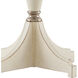 Hastings 30.75 inch Whitewash/Polished Nickel Table Lamp Portable Light