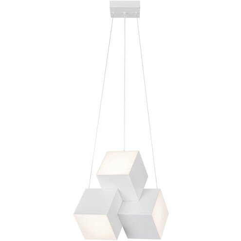 Tetra LED 11.38 inch White Pendant Ceiling Light