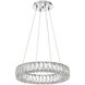 Kinsley 1 Light 18 inch Polished Chrome Chandelier Ceiling Light