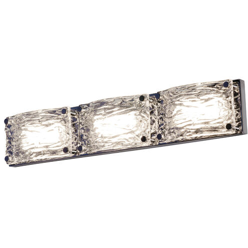 Glacier LED 2 inch Polished Chrome Vanity Light Wall Light