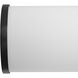 Phase 6.2 LED 36 inch Black Linear Vanity Light Wall Light