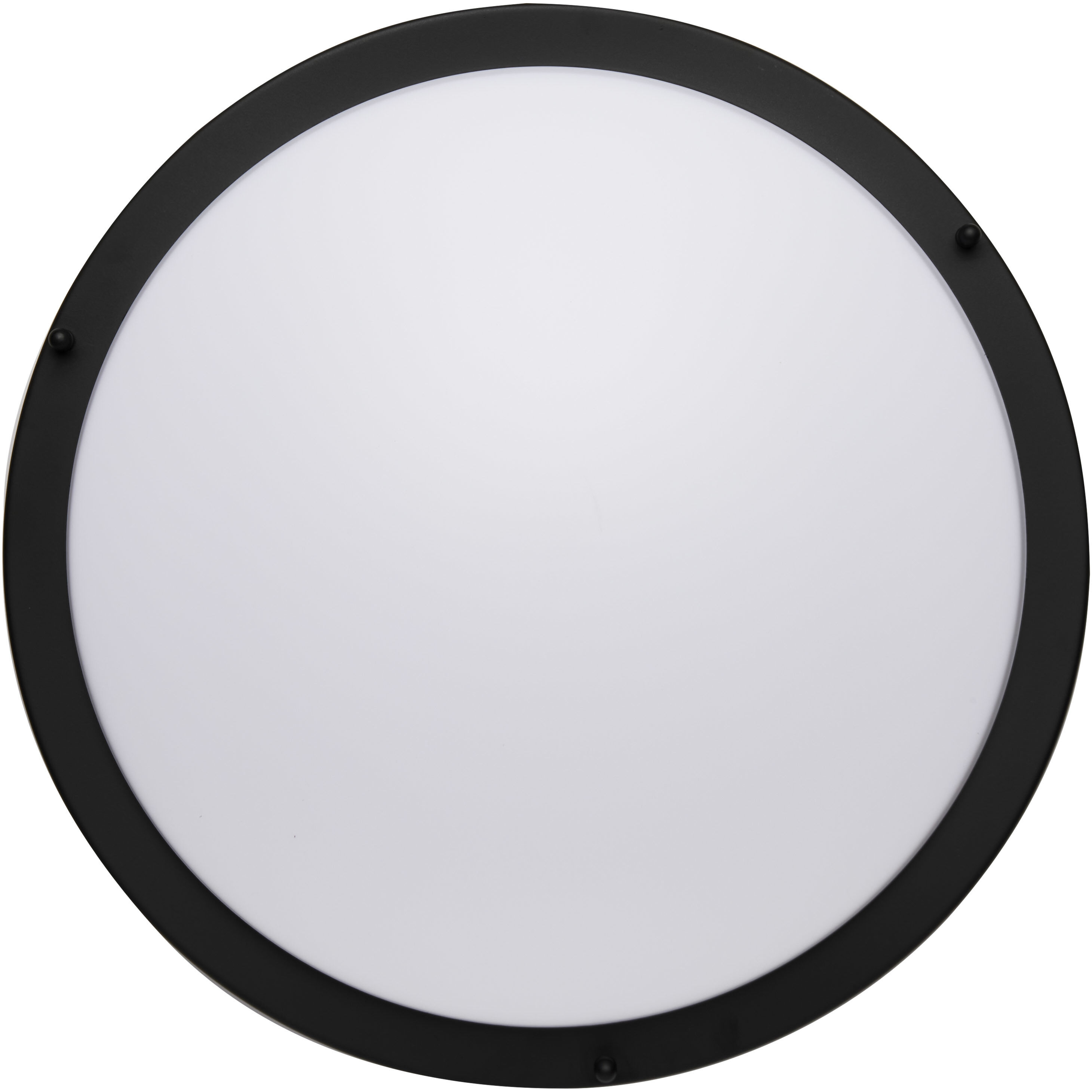 Glamour LED 17 inch Matte Black Flush Mount Ceiling Light