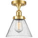 Cone 1 Light 7.75 inch Semi-Flush Mount