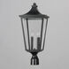 Sutton Place VX 2 Light 24.25 inch Black Outdoor Post Lantern