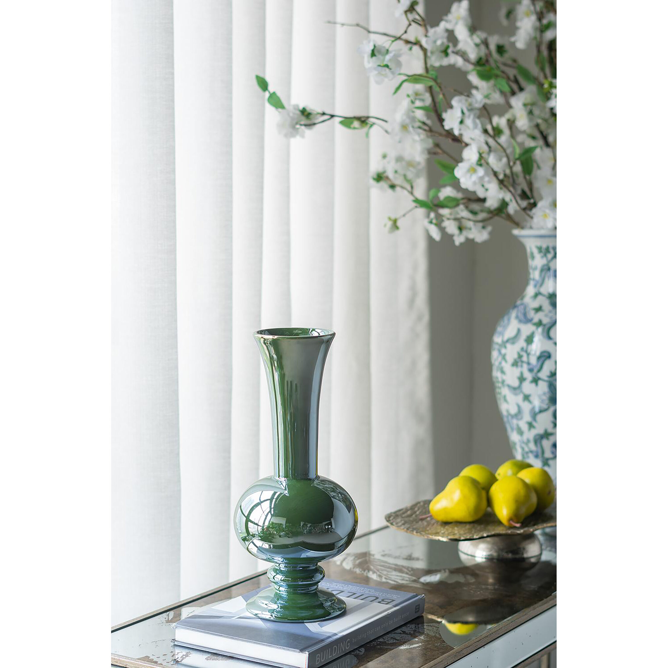 Electric 13.8 X 5.9 inch Vase