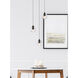 Eren 3 Light 12 inch Black Pendant Ceiling Light