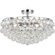 Savannah 5 Light 20 inch Chrome Flush Mount Ceiling Light