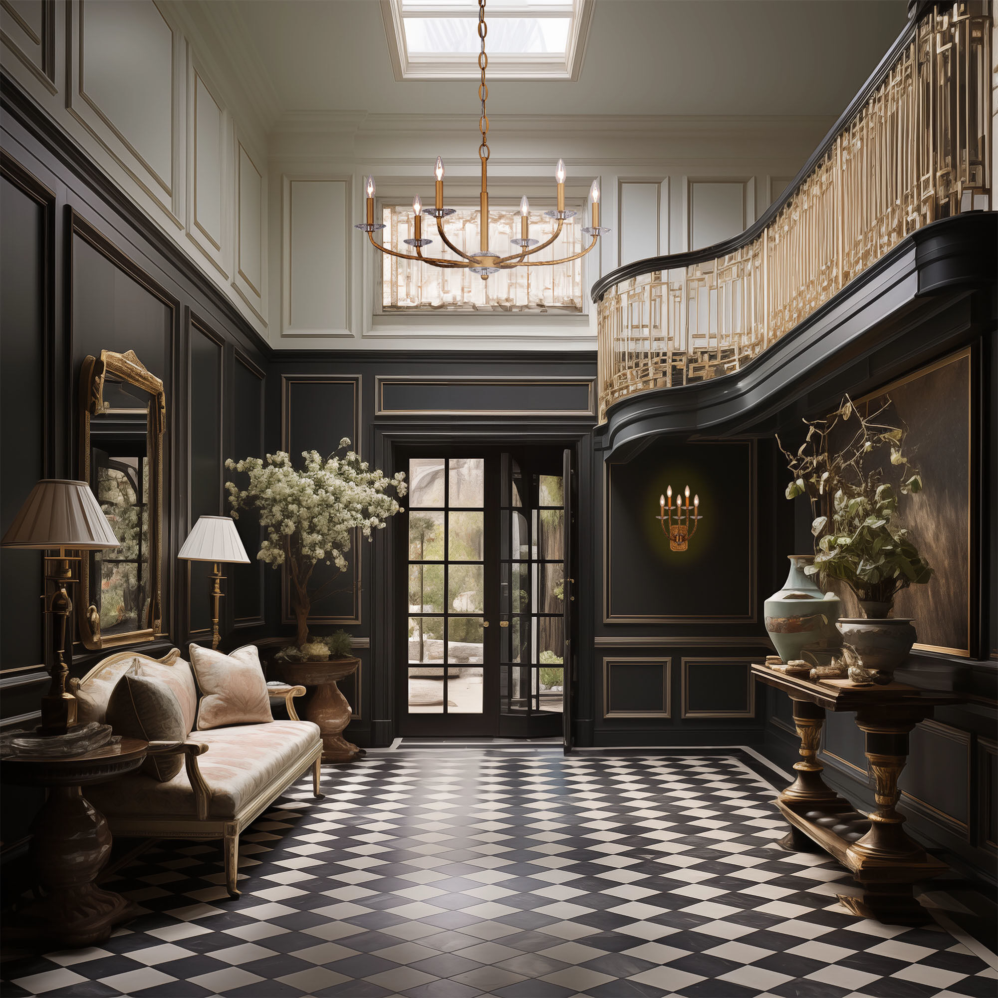 Atella 6 Light 32 inch Ashen Gold Chandelier Ceiling Light