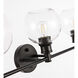 Collier 5 Light 47 inch Black Wall sconce Wall Light