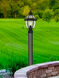 Monterey 1 Light 17 inch Black Outdoor Post Top Lantern