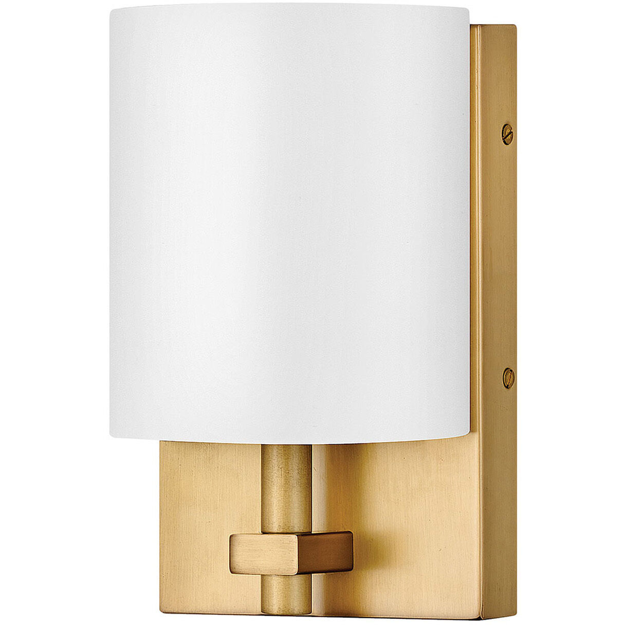Galerie Avenue LED 6 inch Heritage Brass ADA Indoor Wall Sconce Wall Light