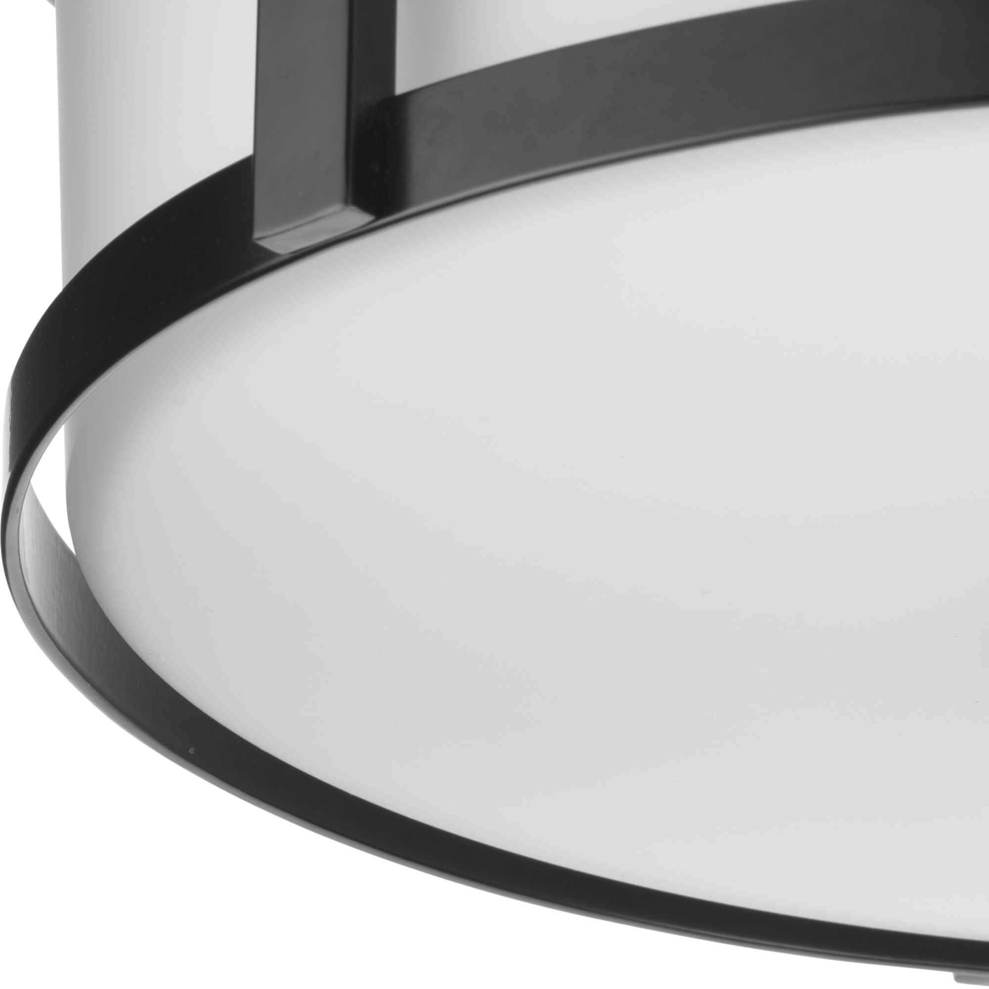 Gilliam 2 Light 12.62 inch Matte Black Flushmount Ceiling Light