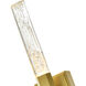 Greta LED 4.3 inch Brass Wall Light