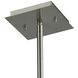 Williamsport 6 Light 14 inch Brushed Nickel Chandelier Ceiling Light