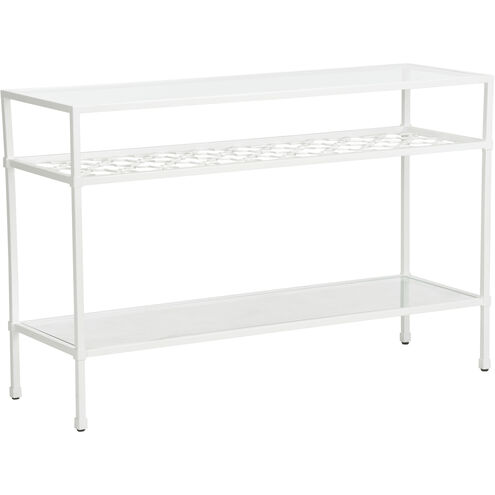 Pacific Coast 50 inch White/Cream Console Table