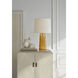 Barbara Barry Danube 28.75 inch 100 watt Amber Table Lamp Portable Light, Medium