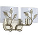 Calla 2 Light 14.75 inch White Gold Vanity Light Wall Light