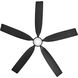 Bodin 64 inch Matte Black with Driftwood Blades Smart Fan
