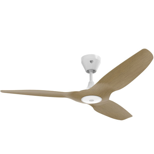 Haiku L 52 inch White with Caramel Bamboo Blades Indoor Ceiling Fan, Universal Mount