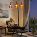 Artifact 86 inch 60 watt Dark Walnut and Espresso Bronze Arc Floor Lamp Portable Light