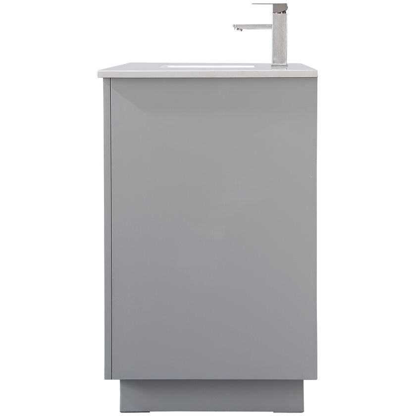 Hayes 60 X 22 X 35 inch Grey Vanity Sink Set