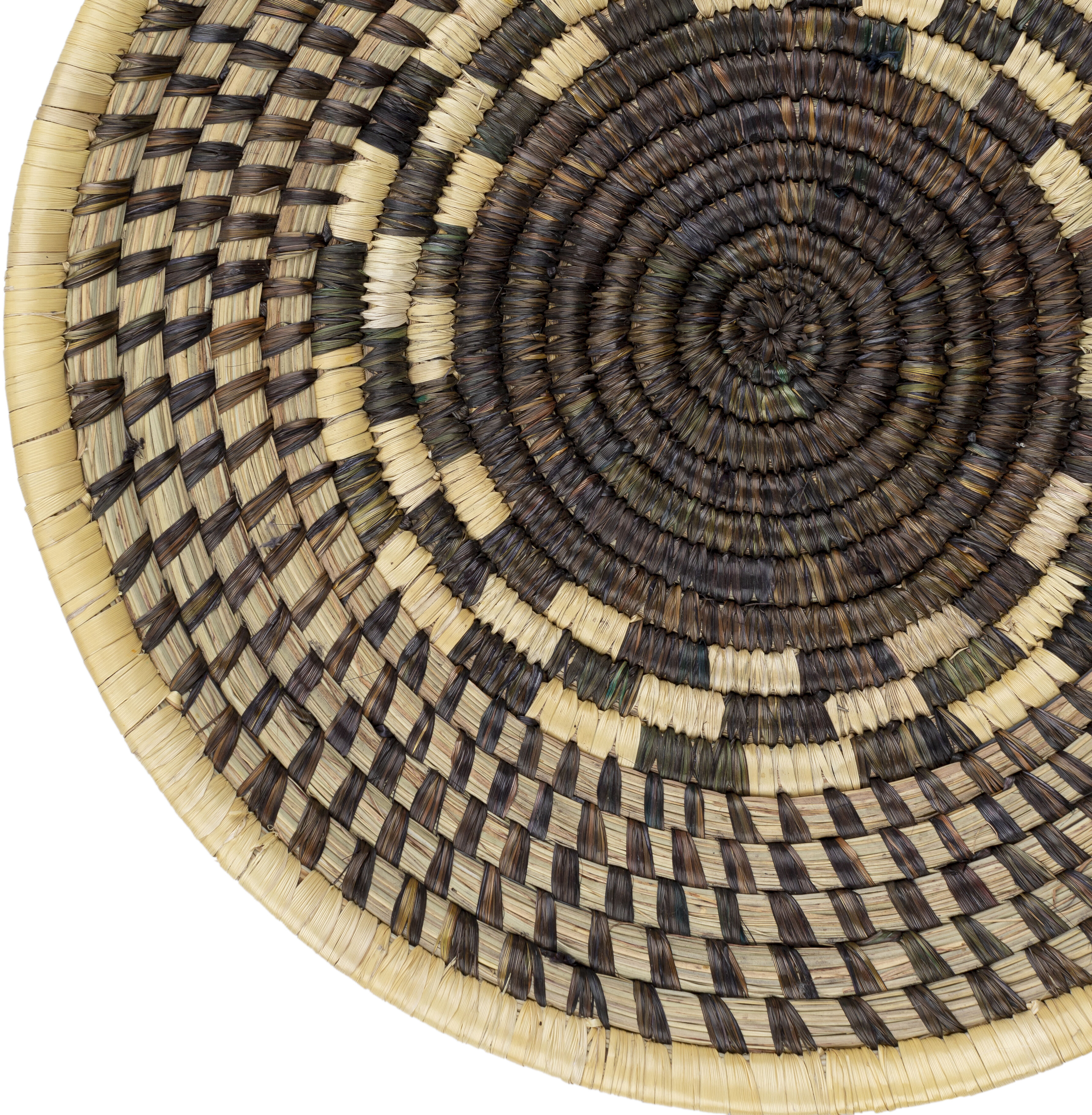 Dastkar Dark Grey Wall Art, Round