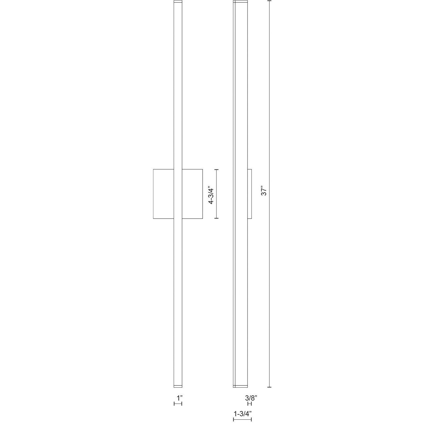 Vega Wall Sconce Wall Light in Brushed Gold