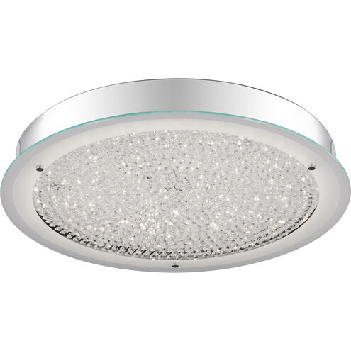 Blaze LED 20 inch Polished Chrome Flush Mount Ceiling Light, Large