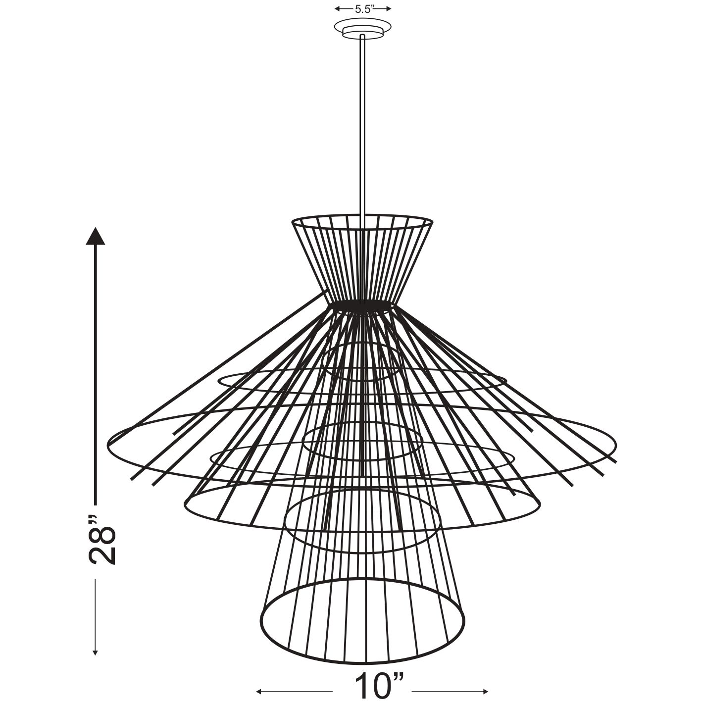 Alito 8 Light 35 inch Polished Nickel Chandelier Ceiling Light