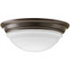 Beata LED 12.5 inch Antique Bronze Flush Mount Ceiling Light, Progress LED