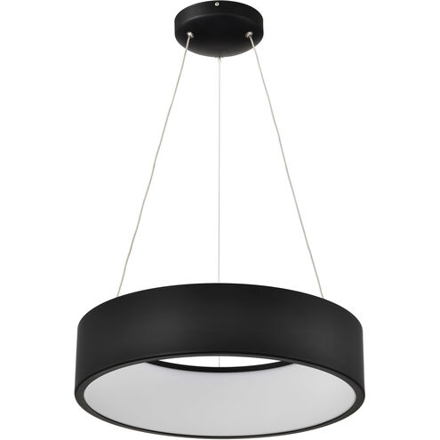 Orbit LED 17.75 inch Black Pendant Ceiling Light