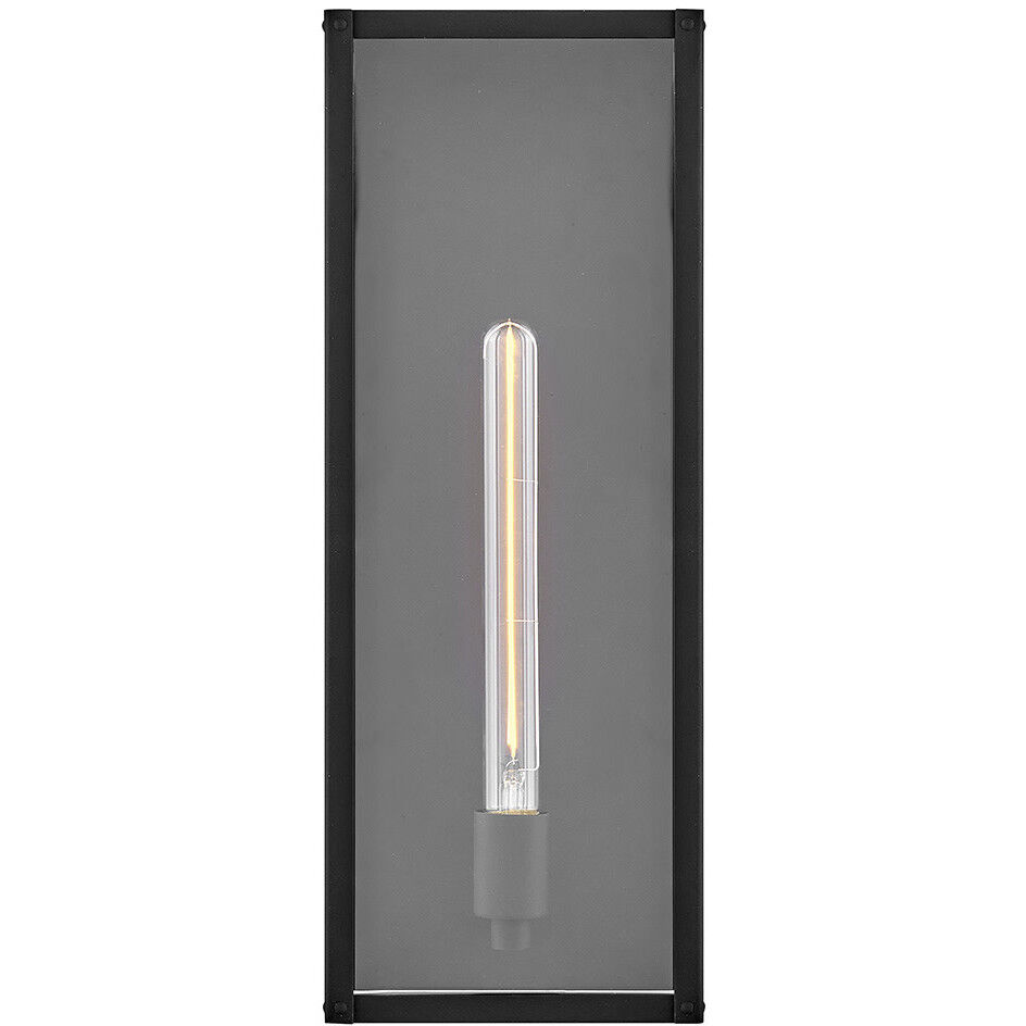 Estate Series Max 1 Light 20 inch Black Outdoor Wall Mount Lantern