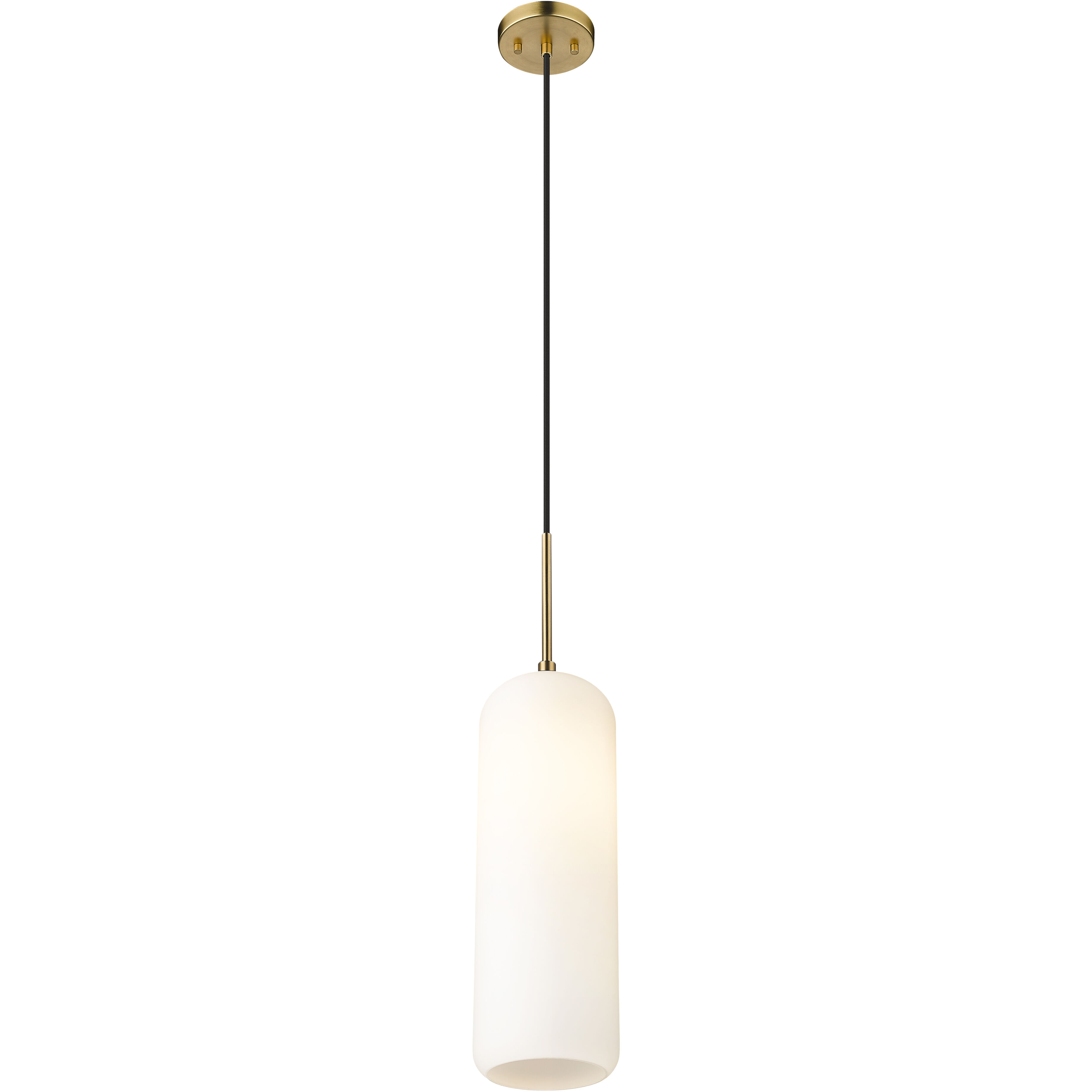 Monty 1 Light 5.25 inch Heritage Brass Pendant Ceiling Light