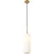 Monty 1 Light 5.25 inch Heritage Brass Pendant Ceiling Light